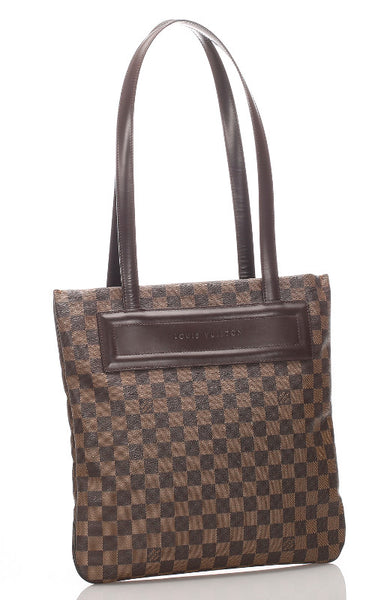 ルイ ヴィトン ダミエ クリフトン N51149 ブラウン PVC レザー トートバッグ レディース LOUIS VUITTON 中古