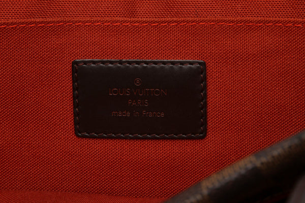 ルイ ヴィトン ダミエ クリフトン N51149 ブラウン PVC レザー トートバッグ レディース LOUIS VUITTON 中古