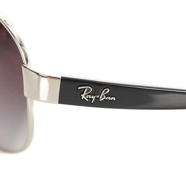 レイバン サングラス ブラック シルバー プラスチック メタル レディース Ray-Ban 【中古】