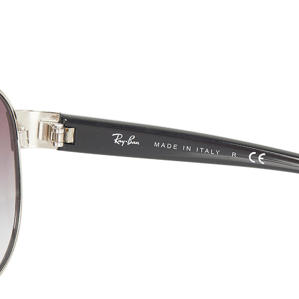 レイバン サングラス ブラック シルバー プラスチック メタル レディース Ray-Ban 【中古】