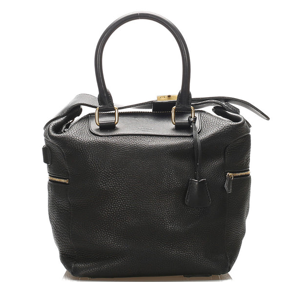 セリーヌ ブラック レザー ハンドバッグ ショルダーバッグ 2WAY レディース CELINE 【中古】