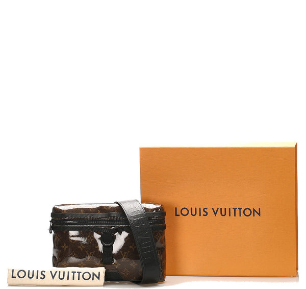 ルイ ヴィトン モノグラム グレーズ メッセンジャーPM M43895 ブラウン PVC レザー メッセンジャーバッグ ユニセックス LOUIS VUITTON 中古