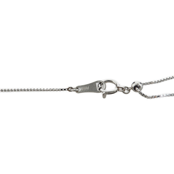 Pt900 プラチナ Pt850 プラチナ ダイヤ0.30ct ネックレス レディース 【中古】