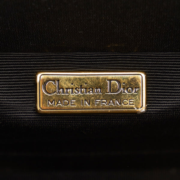 ディオール チェーン ショルダーバッグ ブラウン レザー レディース Dior 【中古】