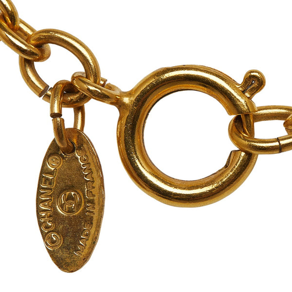 シャネル ココマーク ネックレス ゴールド メッキ レディース CHANEL 【中古】