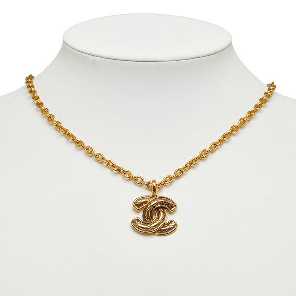 シャネル ココマーク ネックレス ゴールド メッキ レディース CHANEL 【中古】