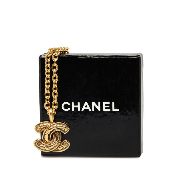 シャネル ココマーク ネックレス ゴールド メッキ レディース CHANEL 【中古】