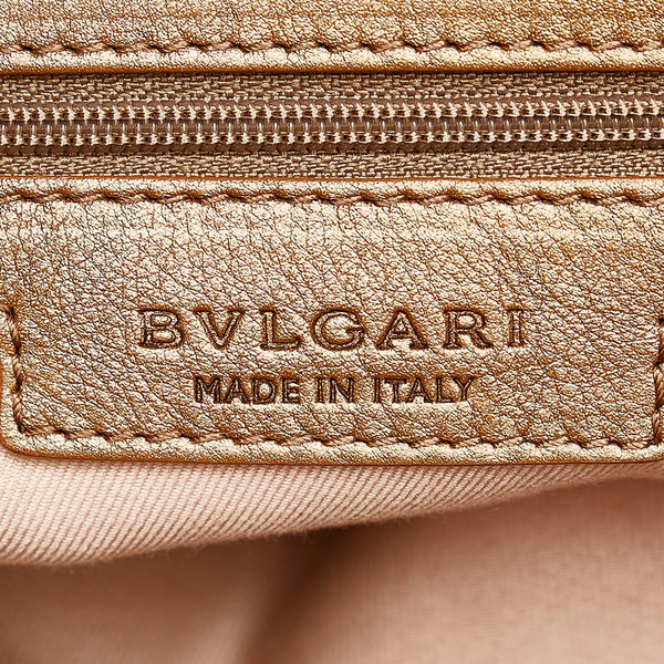 ブルガリ トートバッグ ゴールド レザー レディース BVLGARI 【中古】