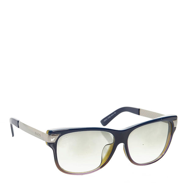 グッチ ディアマンテ サングラス GG3619FS 7EYBB ネイビー プラスチック メンズ GUCCI 【中古】