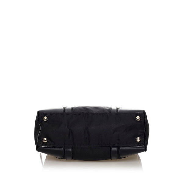 プラダ テスート ハンドバッグ ショルダーバッグ 2WAY ブラック ナイロン レザー レディース PRADA 【中古】