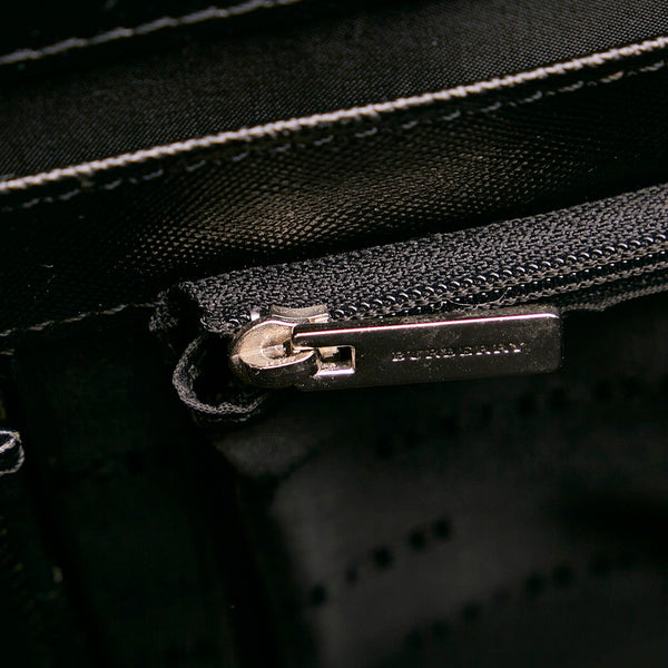 バーバリー ビジネスバッグ ブリーフケース 書類バッグ ブラック レザー メンズ BURBERRY 【中古】