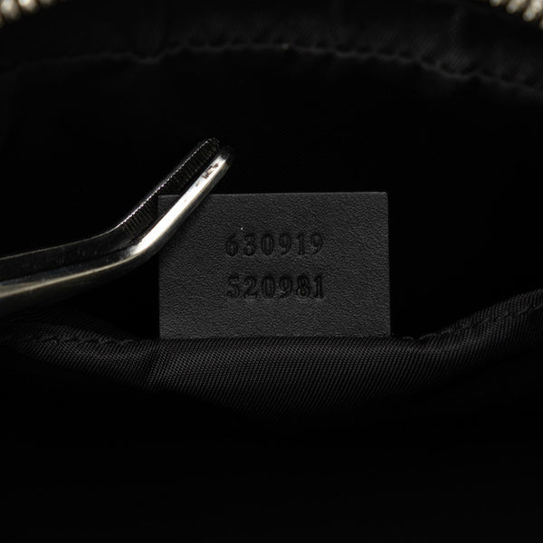 グッチ シェリーライン ボディバッグ ウエストバッグ ショルダーバッグ 630919 ブラック キャンバス レザー メンズ GUCCI 【中古】