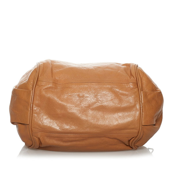 クロエ エテル ハンドバッグ ショルダーバッグ 2WAY ブラウン レザー レディース Chloe 【中古】