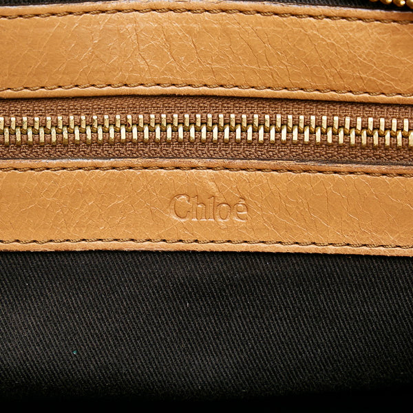 クロエ エテル ハンドバッグ ショルダーバッグ 2WAY ブラウン レザー レディース Chloe 【中古】