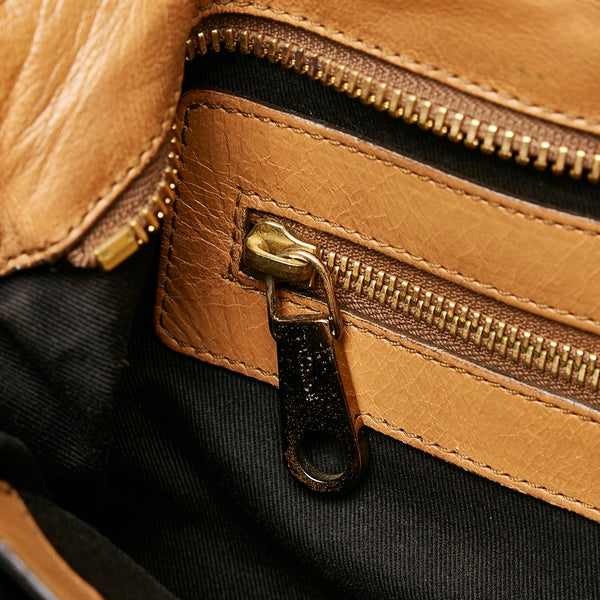 クロエ エテル ハンドバッグ ショルダーバッグ 2WAY ブラウン レザー レディース Chloe 【中古】