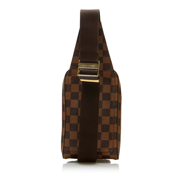 ルイ ヴィトン ダミエ ジェロニモス ショルダーバッグ ボディバッグ N51994 ブラウン PVC レディース LOUIS VUITTON 【中古】