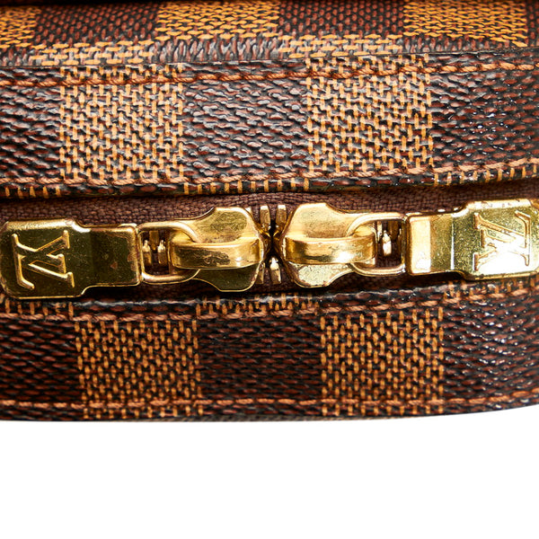 ルイ ヴィトン ダミエ ジェロニモス ショルダーバッグ ボディバッグ N51994 ブラウン PVC レディース LOUIS VUITTON 【中古】