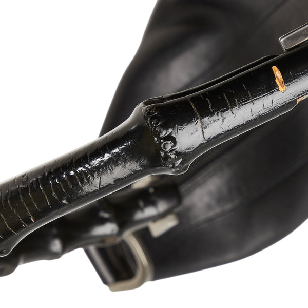 グッチ バンブー ワンショルダーバッグ ハンドバッグ 000 0531 ブラック レザー レディース GUCCI 【中古】