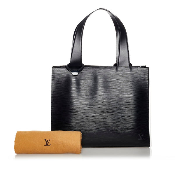 ルイ ヴィトン エピ ジェモ  トートバッグ ハンドバッグ  M52452  ノワール レザー レディース LOUIS VUITTON 【中古】