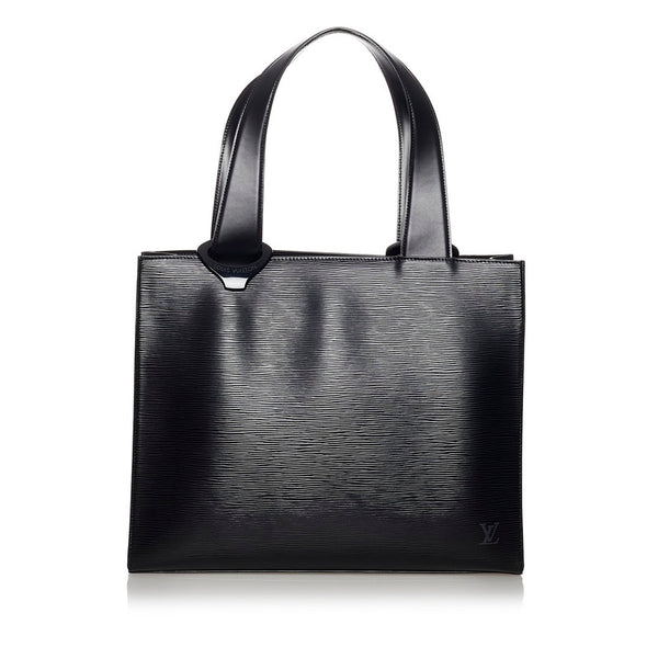 ルイ ヴィトン エピ ジェモ  トートバッグ ハンドバッグ  M52452  ノワール レザー レディース LOUIS VUITTON 【中古】
