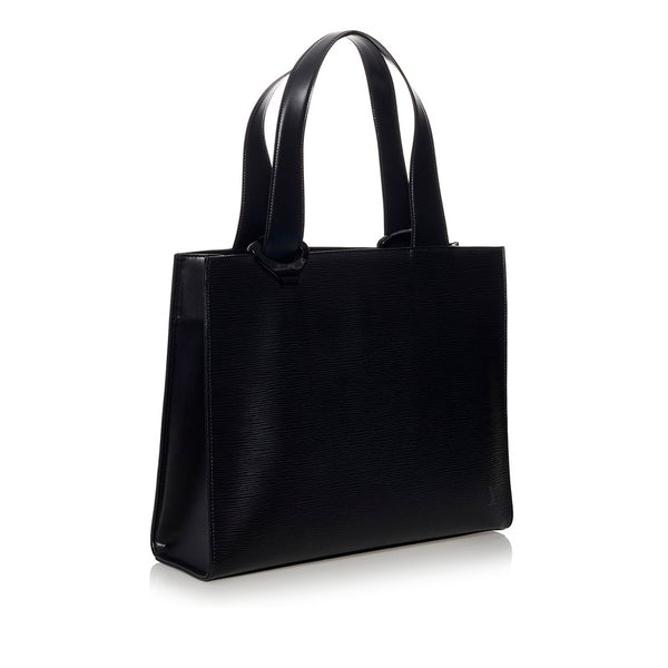 ルイ ヴィトン エピ ジェモ  トートバッグ ハンドバッグ  M52452  ノワール レザー レディース LOUIS VUITTON 【中古】