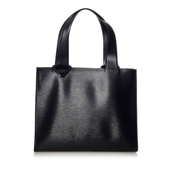 ルイ ヴィトン エピ ジェモ  トートバッグ ハンドバッグ  M52452  ノワール レザー レディース LOUIS VUITTON 【中古】