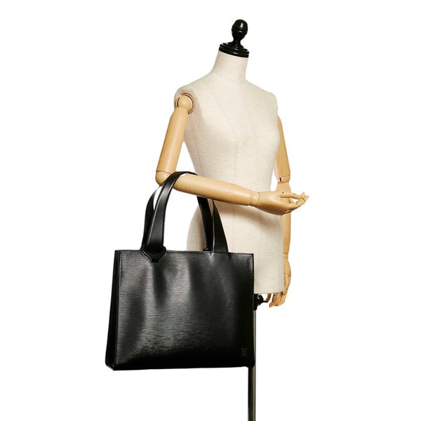 ルイ ヴィトン エピ ジェモ  トートバッグ ハンドバッグ  M52452  ノワール レザー レディース LOUIS VUITTON 【中古】