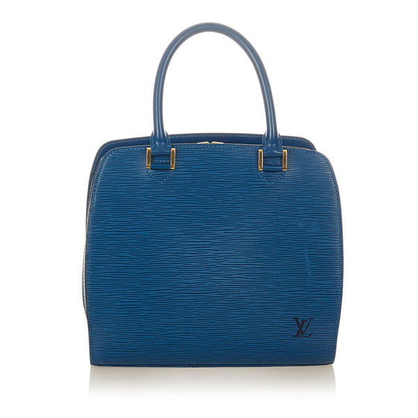 ルイ ヴィトン エピ ポンヌフ ハンドバッグ M52055 トレドブルー レザー レディース LOUIS VUITTON 【中古】
