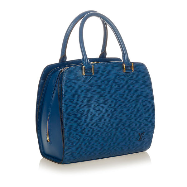 ルイ ヴィトン エピ ポンヌフ ハンドバッグ M52055 トレドブルー レザー レディース LOUIS VUITTON 【中古】