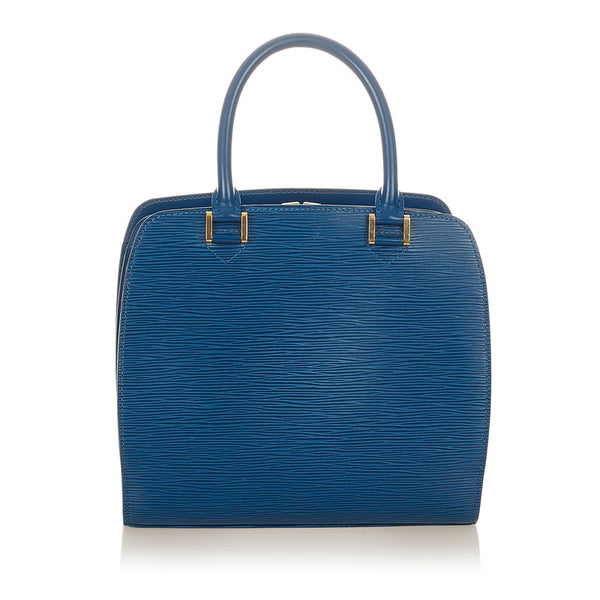 ルイ ヴィトン エピ ポンヌフ ハンドバッグ M52055 トレドブルー レザー レディース LOUIS VUITTON 【中古】