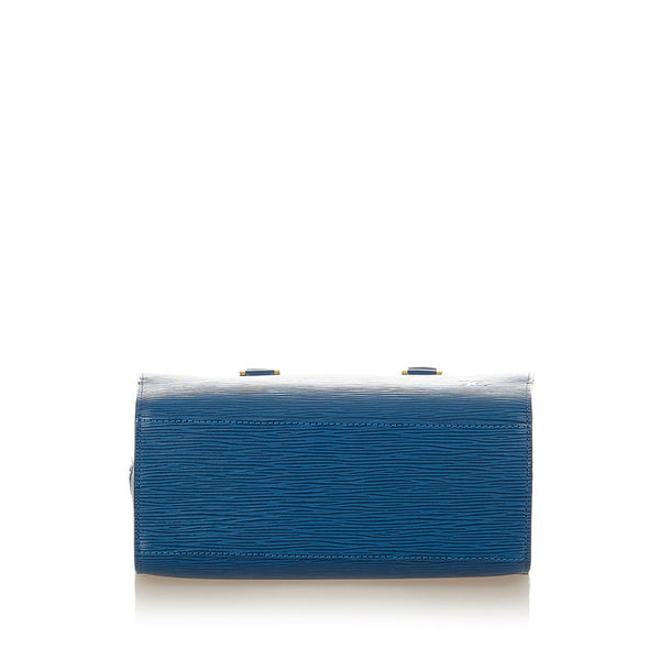 ルイ ヴィトン エピ ポンヌフ ハンドバッグ M52055 トレドブルー レザー レディース LOUIS VUITTON 【中古】