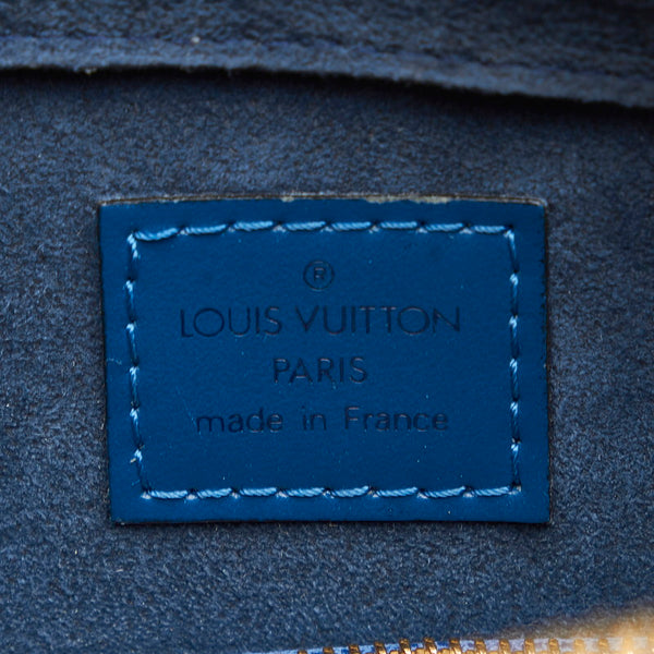 ルイ ヴィトン エピ ポンヌフ ハンドバッグ M52055 トレドブルー レザー レディース LOUIS VUITTON 【中古】