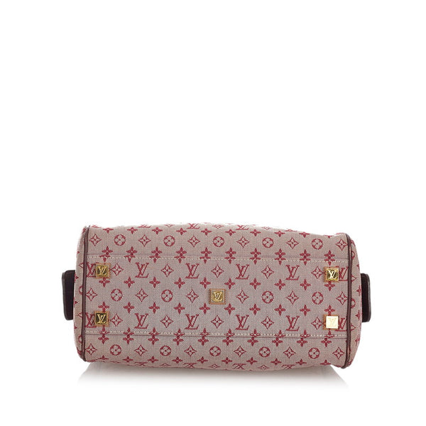 ルイ ヴィトン モノグラム ミニ ジョセフィーヌPM ハンドバッグ M92314 チェリー ピンク キャンバス レザー レディース LOUIS VUITTON 【中古】