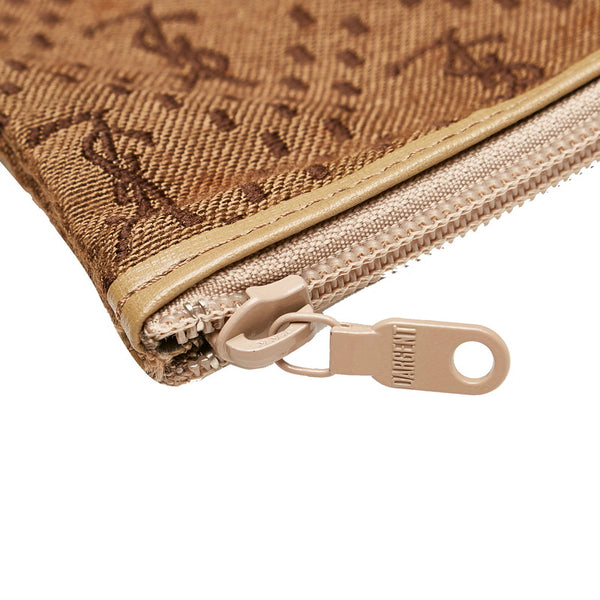 サンローラン ミニボストン ベージュ PVC レザー レディース SAINT LAURENT 【中古】