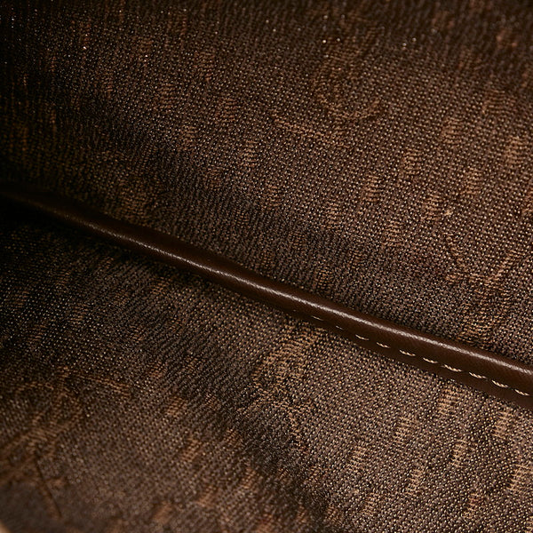 サンローラン ミニボストン ベージュ PVC レザー レディース SAINT LAURENT 【中古】