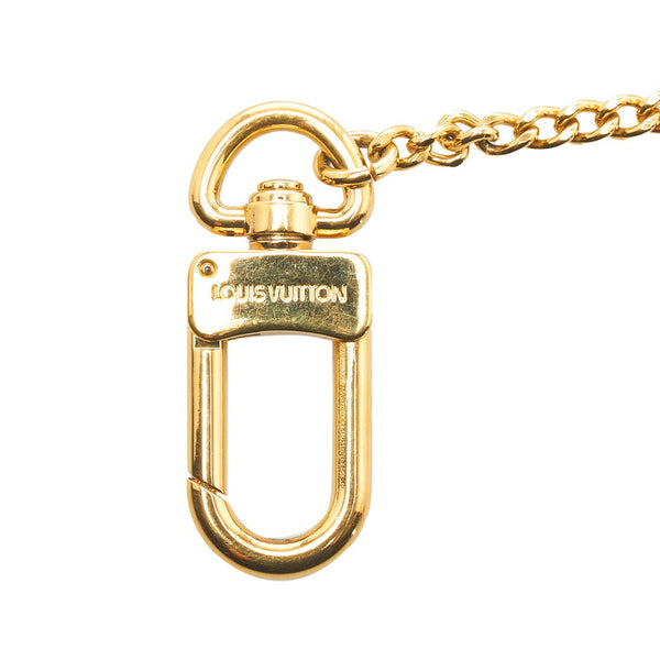 ルイ ヴィトン シェンヌ アノクレ キーチェーン M58021  ゴールド メッキ レディース LOUIS VUITTON 【中古】