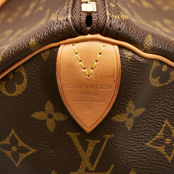 ルイ ヴィトン モノグラム キーポル50 ボストンバッグ M41426 ブラウン PVC レザー レディース LOUIS VUITTON 【中古】