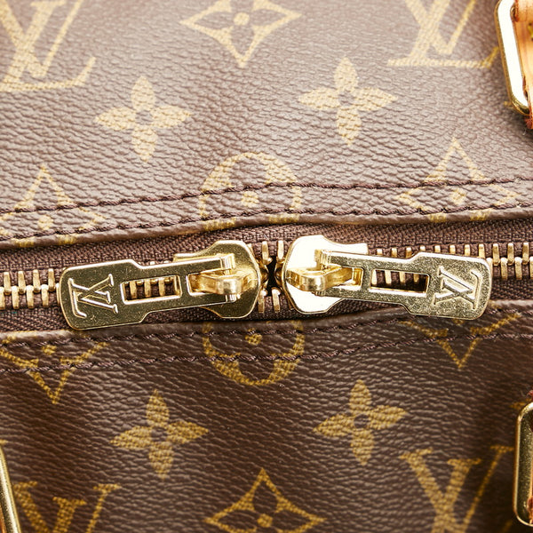 ルイ ヴィトン モノグラム キーポル50 ボストンバッグ M41426 ブラウン PVC レザー レディース LOUIS VUITTON 【中古】