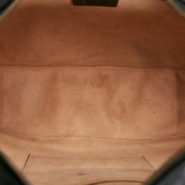 グッチ GGマーモント キルティング 斜め掛け チェーン ショルダーバッグ 443499 ブラック  レザー レディース GUCCI 【中古】