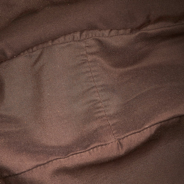 グッチ GGキャンバス ハンドバッグ 130736 ベージュ キャンバス レザー レディース GUCCI 【中古】