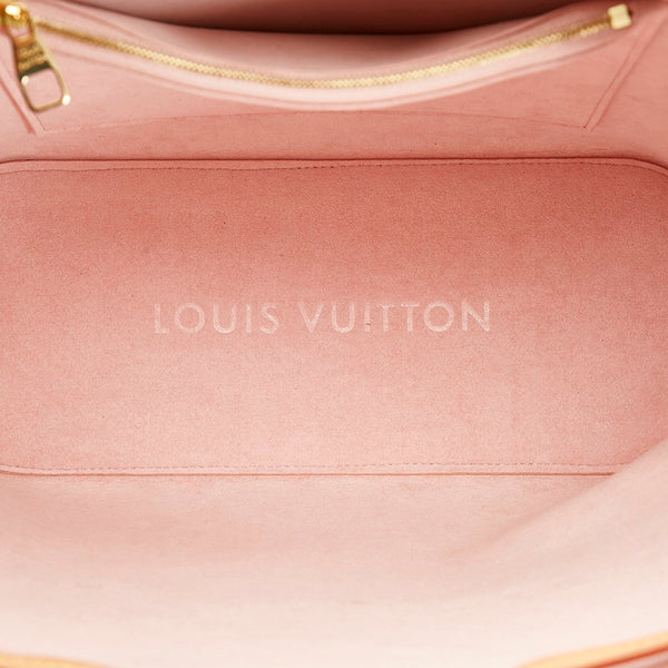 ルイ ヴィトン ダミエ アズール ジロラッタ ハンドバッグ ショルダーバッグ2WAY N41579 ホワイト PVC レザー レディース LOUIS VUITTON 【中古】