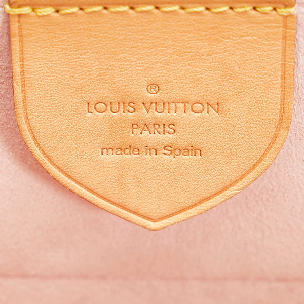 ルイ ヴィトン ダミエ アズール ジロラッタ ハンドバッグ ショルダーバッグ2WAY N41579 ホワイト PVC レザー レディース LOUIS VUITTON 【中古】