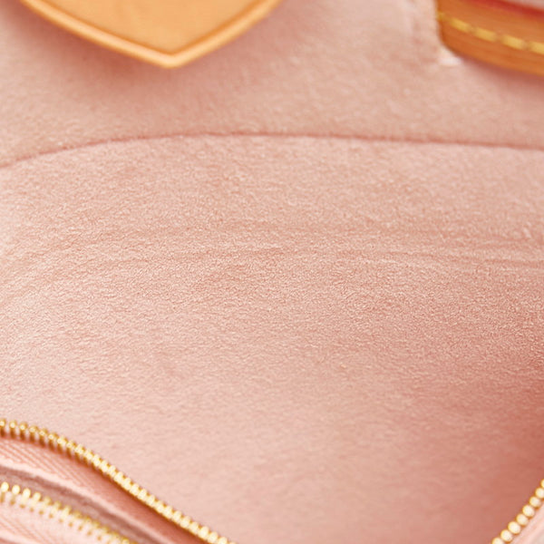 ルイ ヴィトン ダミエ アズール ジロラッタ ハンドバッグ ショルダーバッグ2WAY N41579 ホワイト PVC レザー レディース LOUIS VUITTON 【中古】