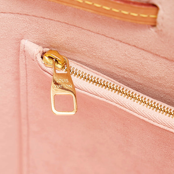 ルイ ヴィトン ダミエ アズール ジロラッタ ハンドバッグ ショルダーバッグ2WAY N41579 ホワイト PVC レザー レディース LOUIS VUITTON 【中古】