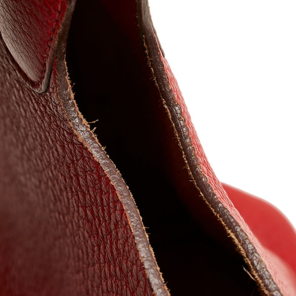 エルメス ピコタン PM ハンドバッグ レッド トリヨンクレマンス レディース HERMES 【中古】