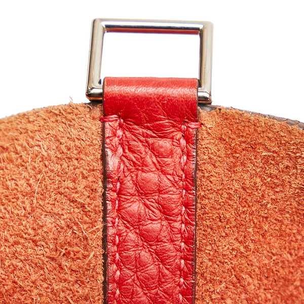 エルメス ピコタン PM ハンドバッグ レッド トリヨンクレマンス レディース HERMES 【中古】