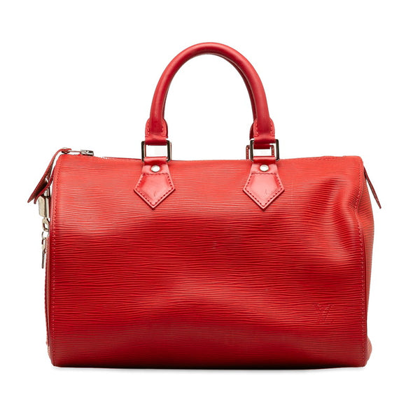 ルイ ヴィトン エピ スピーディ25 ハンドバッグ ミニボストンバッグ M43017 カスティリアンレッド レザー レディース LOUIS VUITTON 【中古】