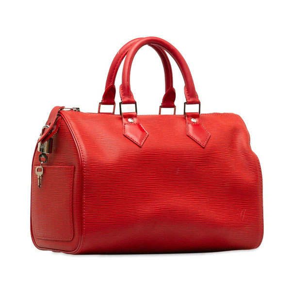 ルイ ヴィトン エピ スピーディ25 ハンドバッグ ミニボストンバッグ M43017 カスティリアンレッド レザー レディース LOUIS VUITTON 【中古】