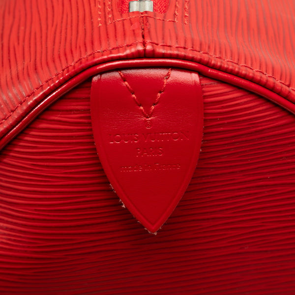 ルイ ヴィトン エピ スピーディ25 ハンドバッグ ミニボストンバッグ M43017 カスティリアンレッド レザー レディース LOUIS VUITTON 【中古】