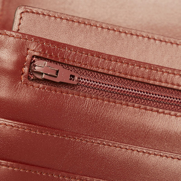 カルティエ マスト ボルドー レザー クラッチバッグ レディース CARTIER 【中古】